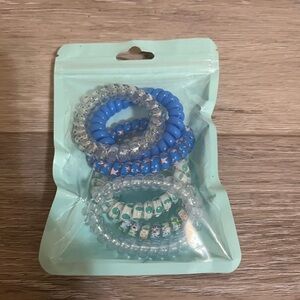 6 Spiral Elastic Hair Ties